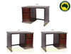 NOOSA (AUSSIE MADE) 4 DRAWER (REVERSIBLE) DESK - ASSORTED STAINED COLOURS - STARTING FROM $599