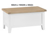 ARBETTA (AUSSIE MADE) BLANKET BOX COLLECTION - ASSORTED PAINTED / STAINED COLOURS - STARTING FROM $599