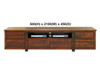 RENZO (AUSSIE MADE) LOWLINE TV UNIT COLLECTION - ASSORTED STAINED COLOURS - STARTING FROM $999