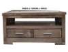 RUSTIC (AUSSIE MADE) 2 DRAWER COFFEE TABLE COLLECTION - ASSORTED STAINED COLOURS - STARTING FROM $599