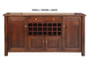 FABULOS (AUSSIE MADE)  4 DOOR 2 DRAWER BUFFET COLLECTION - ASSORTED STAINED COLOURS - STARTING FROM $1699