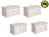 URBAN (AUSSIE MADE) EXTRA LARGE WITH LINED SIDES / SMOOTH TOP BLANKET BOX COLLECTION - ASSORTED PAINTED COLOURS - STARTING FROM $599