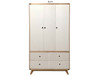 NORIC (AUSSIE MADE) 3 DOOR / 4 DRAWER WARDROBE COLLECTION - TASMANIAN OAK COMBINATION -ASSORTED PAINTED COLOURS - STARTING FROM $2199