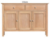 ROBINHOOD (AUSSIE MADE) SMALL BUFFET COLLECTION - TASSIE OAK COMBINATION - ASSORTED STAINED COLOURS - STARTING FROM $699