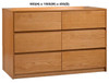 REGINALD (AUSSIE MADE) LOWBOY COLLECTION - TASSIE OAK COMBINATION - ASSORTED STAINED COLOURS - STARTING FROM $1299