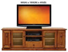 ACE (AUSSIE MADE) TV UNIT WITH TWIN PULL-OUTS COLLECTION - ASSORTED STAINED COLOURS - STARTING FROM $1299