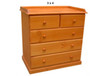 BABY (AUSSIE MADE) CHANGE TABLE 5 DRAWERS COLLECTION - ASSORTED STAINED COLOURS - STARTING FROM $699