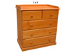 BABY (AUSSIE MADE) CHANGE TABLE 5 DRAWERS COLLECTION - ASSORTED STAINED COLOURS - STARTING FROM $699