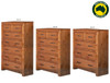 BUSTIN (AUSSIE MADE) TALLBOY COLLECTION - ASSORTED STAINED COLOURS - STARTING FROM $999