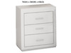 NARRABEEN (AUSSIE MADE) 3 DRAWER BEDSIDE TABLE COLLECTION - ASSORTED PAINTED COLOURS - STARTING FROM $399