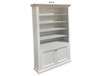 BAYSIDE (AUSSIE MADE) 2 DOOR HIGHLINE BOOKCASE COLLECTION - ASSORTED PAINTED COLOURS - STARTING FROM $1299