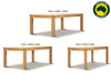 HIGHLAND (AUSSIE MADE) DINING TABLE COLLECTION - ASSORTED STAINED COLOURS - STARTING FROM $1199