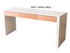 LILY (AUSSIE MADE) DESK (REVERSIBLE) COLLECTION - TASSIE OAK COMBINATION - ASSORTED PAINTED / STAINED COLOURS - STARTING FROM $699