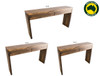 PALING (AUSSIE MADE) 2 DRAWER CONSOLE / HALL TABLE COLLECTION - ASSORTED STAINED COLOURS - STARTING FROM $499