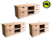 PALING (AUSSIE MADE) 4 DRAWER LOWLINE TV UNIT COLLECTION - ASSORTED STAINED COLOURS - STARTING FROM $1299