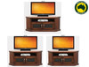 SPRING (AUSSIE MADE) CORNER TV UNIT COLLECTION - ASSORTED STAINED COLOURS - STARTING FROM $699