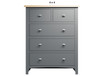 EMMETT (AUSSIE MADE) TALLBOY COLLECTION - TASSIE OAK COMBINATION - ASSORTED PAINTED / STAINED COLOURS - STARTING FROM $1299