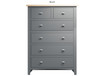 EMMETT (AUSSIE MADE) TALLBOY COLLECTION - TASSIE OAK COMBINATION - ASSORTED PAINTED / STAINED COLOURS - STARTING FROM $1299