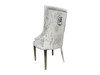 JADORE FABRIC OR LEATHER/ETTE DINING CHAIR - ASSORTED COLOURS 