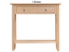 ROBINHOOD (AUSSIE MADE) CONSOLE HALLWAY TABLE WITH DRAWER COLLECTION - ASSORTED STAINED COLOURS - STARTING FROM $699