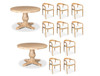 BRISTOL DINING SETTING WITH PORTO CHAIRS COLLECTION - ASSORTED COLOURS - STARTING FROM $2199