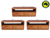 NOOTURE (AUSSIE MADE) 2 DRAWER COFFEE TABLE COLLECTION - ASSORTED STAINED COLOURS - STARTING FROM $599