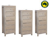 OZARK (AUSSIE MADE) NARROWBOY / LINGERIE CHEST COLLECTION - ASSORTED STAINED COLOURS - STARTING FROM $799