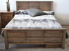 KING SINGLE NARRABEEN PANAL BED - GREYWASH - 1 ONLY ONLINE SPECIAL - READY TO GO