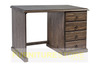 NOOSA 4 DRAWER TIMBER DESK - 1170(W) x 570(D) - GREYWASH - 1 ONLY ONLINE SPECIAL - READY TO GO