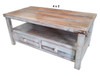 PALING (AUSSIE MADE) COFFEE TABLE WITH 2 DRAWER COLLECTION - ASSORTED STAINED COLOURS - STARTING FROM $749