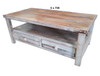 PALING (AUSSIE MADE) COFFEE TABLE WITH 2 DRAWER COLLECTION - ASSORTED STAINED COLOURS - STARTING FROM $749