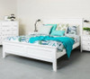 QUEEN JASPER PANAL BED - WHITE - 1 ONLY ONLINE SPECIAL - FLOOR MODEL