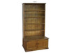 COLONIAL (AUSSIE MADE) BOOKCASE WITH BOTTOM DOORS COLLECTION - ASSORTED STAINED COLOURS - STARTING FROM $699