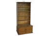 COLONIAL (AUSSIE MADE) BOOKCASE WITH BOTTOM DOORS COLLECTION - ASSORTED STAINED COLOURS - STARTING FROM $699