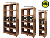 FOUNDATION (AUSSIE MADE) CUBE BOOKCASE COLLECTION - ASSORTED STAINED COLOURS - STARTING FROM $699