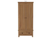 EMINENCE (AUSSIE MADE) 2 DOOR 1 DRAWERS OAK WARDROBE COLLECTION - TASSIE OAK COMBINATION - ASSORTED STAINED COLOURS - STARTING FROM $1799