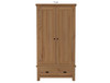EMINENCE (AUSSIE MADE) 2 DOOR 1 DRAWERS OAK WARDROBE COLLECTION - TASSIE OAK COMBINATION - ASSORTED STAINED COLOURS - STARTING FROM $1799