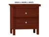 WINSLOW (AUSSIE MADE)BEDSIDE TABLE COLLECTION - ASSORTED STAINED COLOURS - STARTING FROM $399