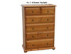 AVONDALE (AUSSIE MADE) TALLBOY WITH BUN FEET COLLECTION - ASSORTED STAINED COLOURS - STARTING FROM $799