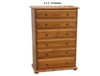 AVONDALE (AUSSIE MADE) TALLBOY WITH BUN FEET COLLECTION - ASSORTED STAINED COLOURS - STARTING FROM $799