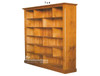 PIGEON (AUSSIE MADE) BOOKCASE 3 SPACE ON TOP COLLECTION - ASSORTED STAINED COLOURS - STARTING FROM $799