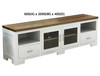 HUNTER (AUSSIE MADE) TV UNIT WITH TIMBER TOP 2 DOOR / 2 DRAWER COLLECTION - ASSORTED PAINTED / STAINED COLOURS - STARTING FROM $1999