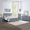 KING SPINNAKER 3 PIECE (BEDSIDE) BEDROOM SUITE - GREY