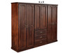 EMPIRE (AUSSIE MADE) LARGE MULTIROBE WITH 6 DOORS / 3 DRAWERS COLLECTION - ASSORTED STAINED COLOURS - STARTING FROM $2299