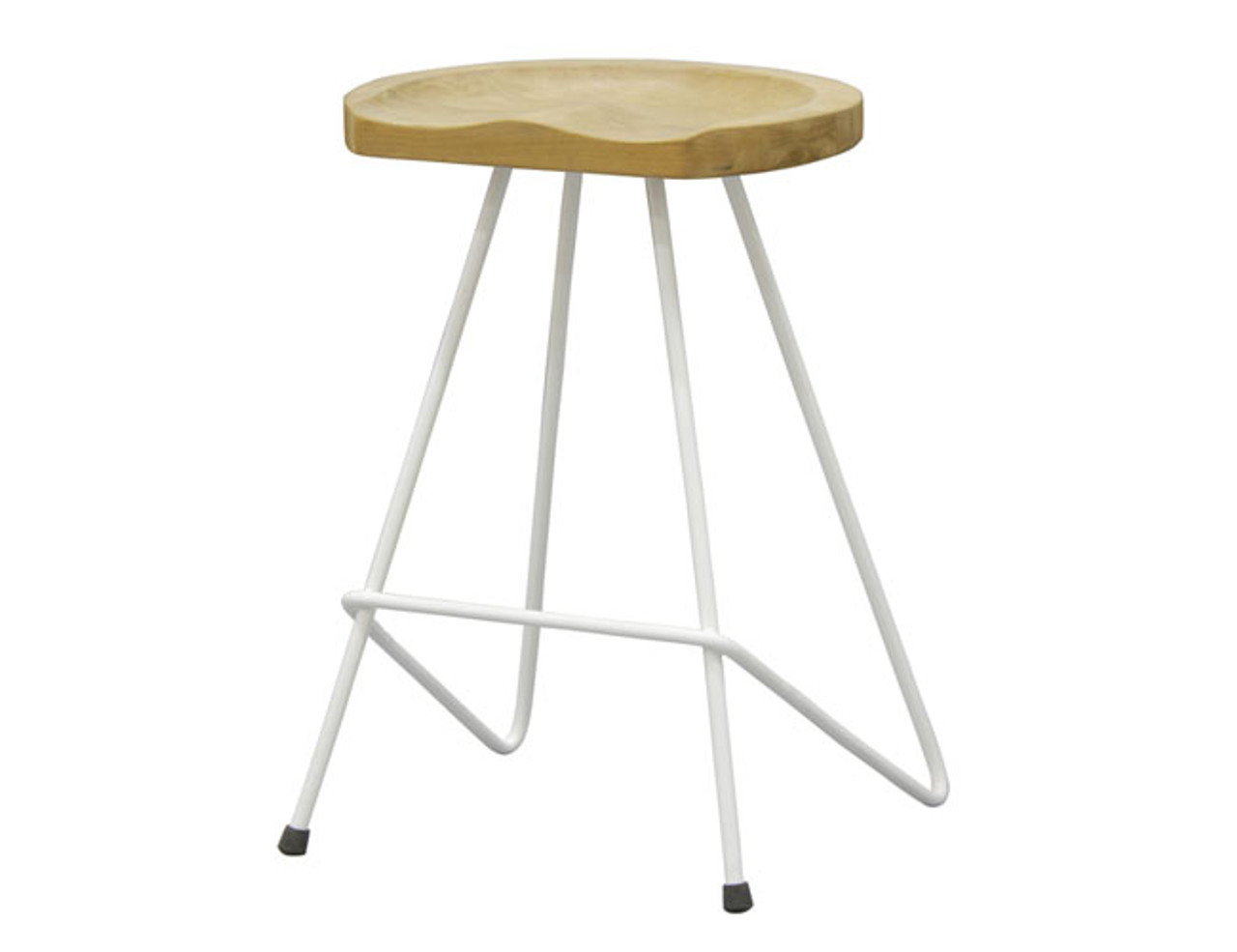 white saddle bar stools