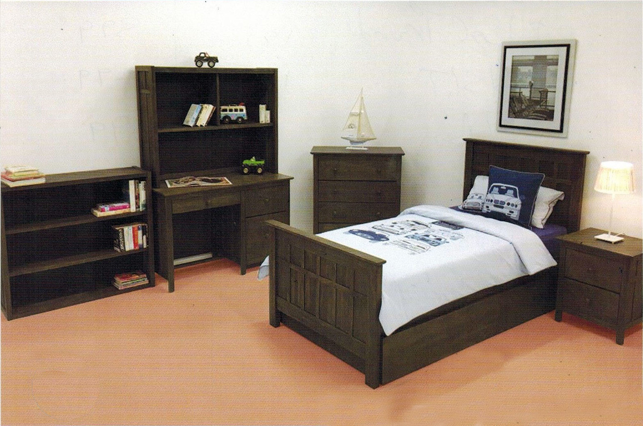 King Single Logan Bed With King Single Underbed Trundle