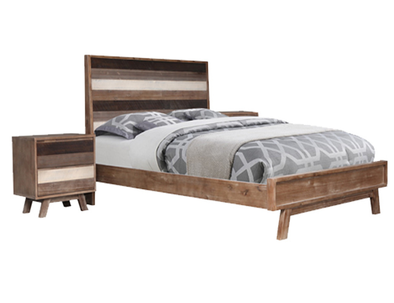 Queen Seattle Bed Frame Only 3 Tone Colours Australia S Best
