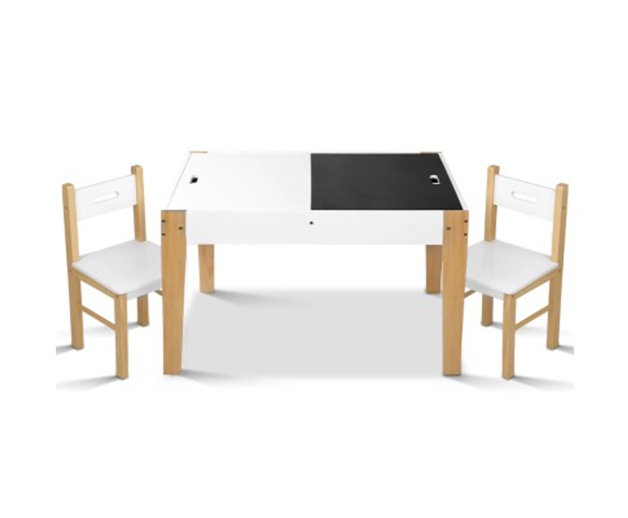 two chairs and table for bedroom