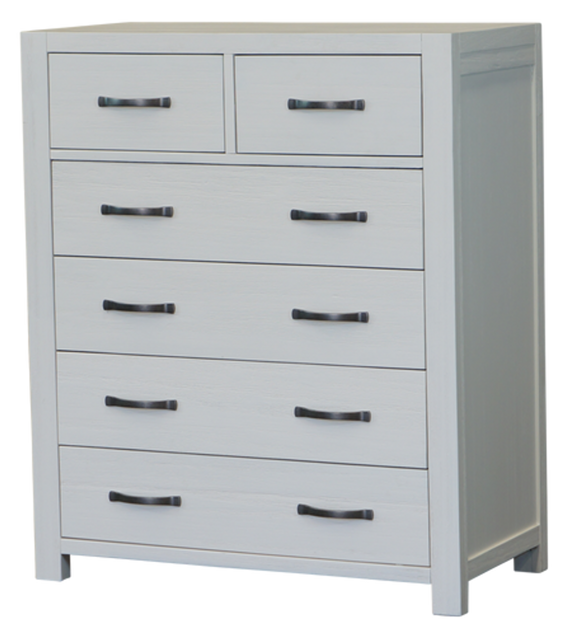 FRENCH COAST QUEEN 4 PIECE TALLBOY BEDROOM SUITE - BRUSHED WHITE - My ...