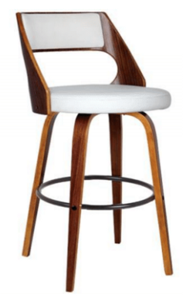 oak wood swivel bar stools